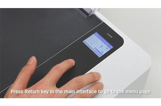 10 Kalibrierung über Drucker Deli Drucker D311NW Tinten strahl drucker