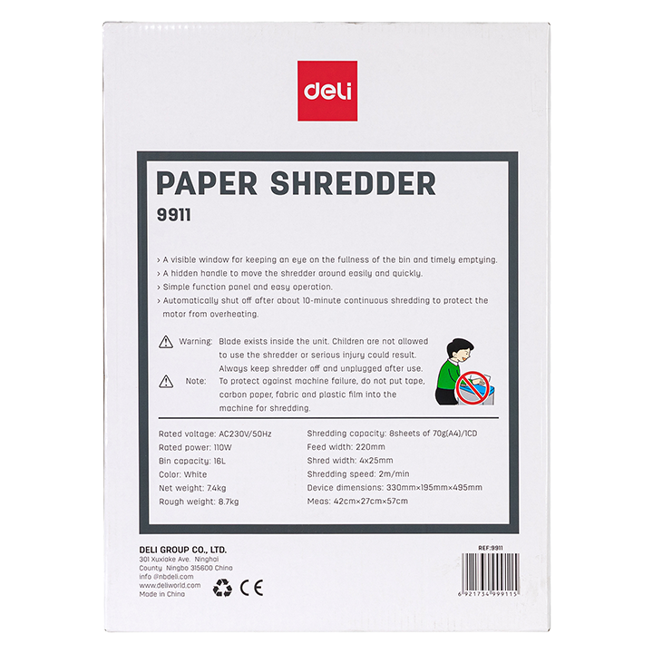 e9911 eu p4 small paper shredder wholesale