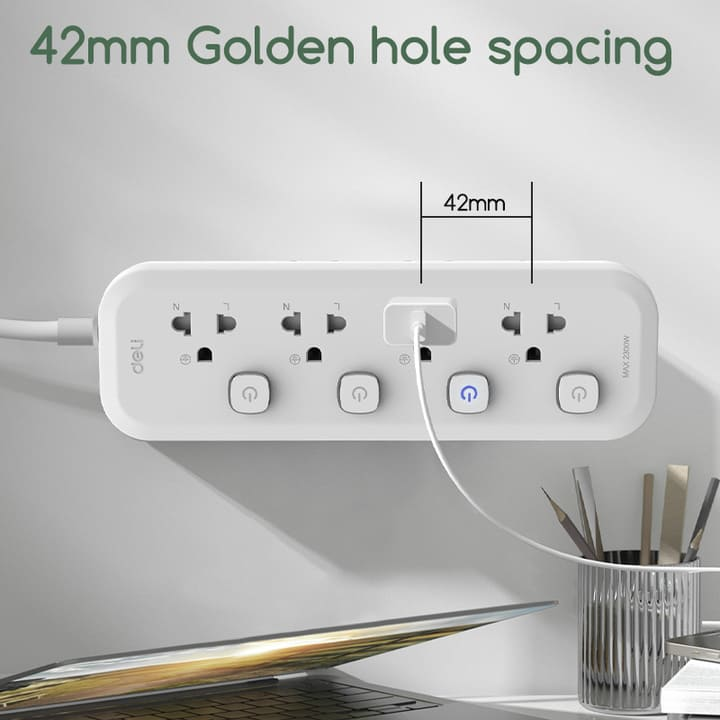 ct471 4 holes 3m thai conventional power strip china