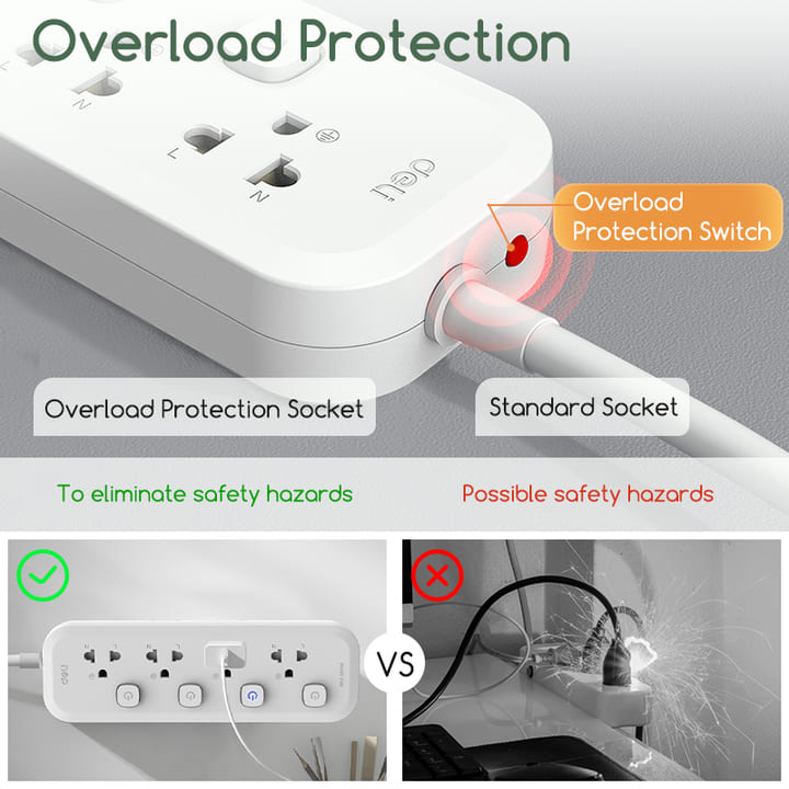 ct474 5 holes 5m thai conventional power strip company