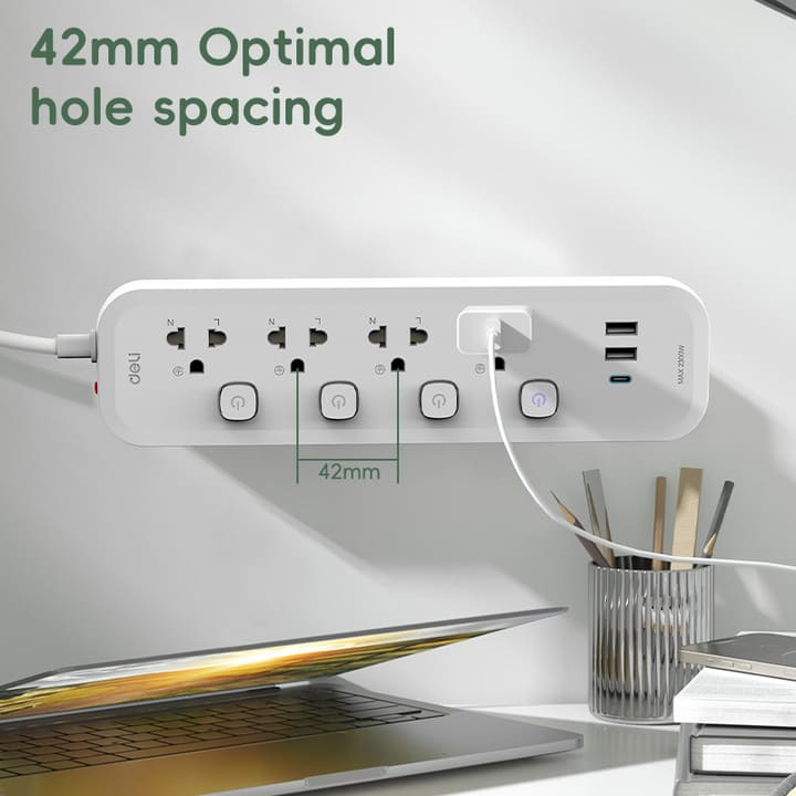 ct477 4 holes 3m thai conventional power strip china