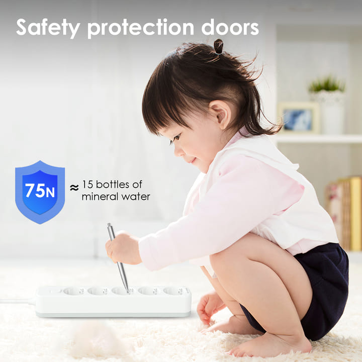 et437 5 holes 1 8m european high power power strip supplier