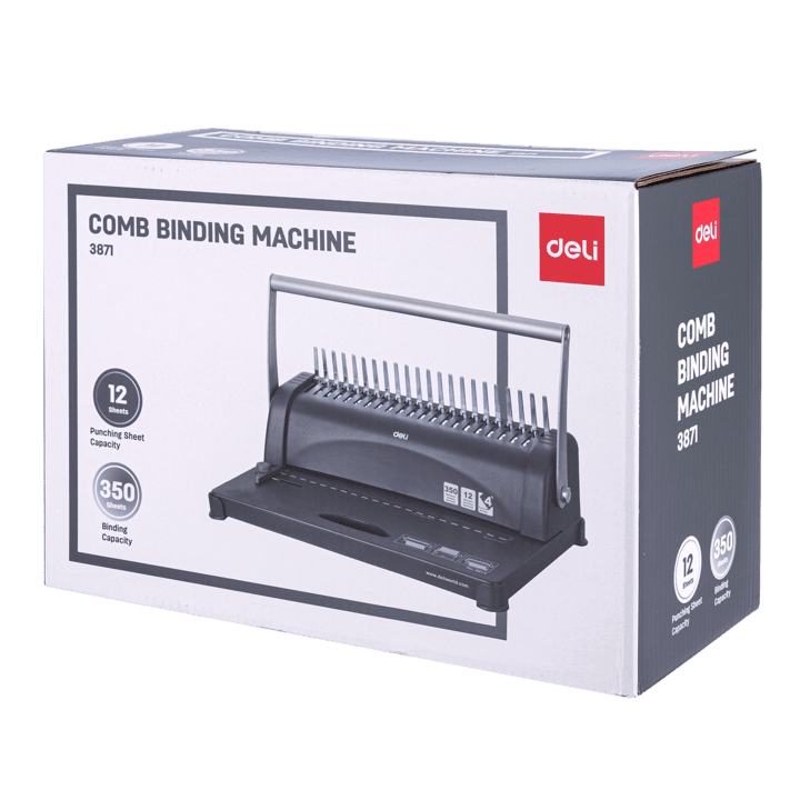 e3871 12 sheets a4 metal comb binding machine china