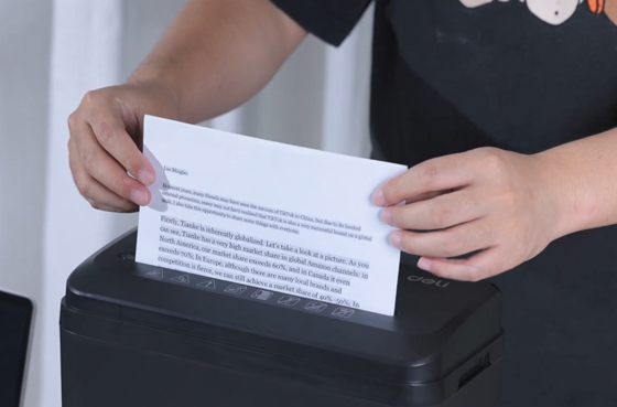 01 Deli ET016 Kleinpapier-Schredder-Grundtyp